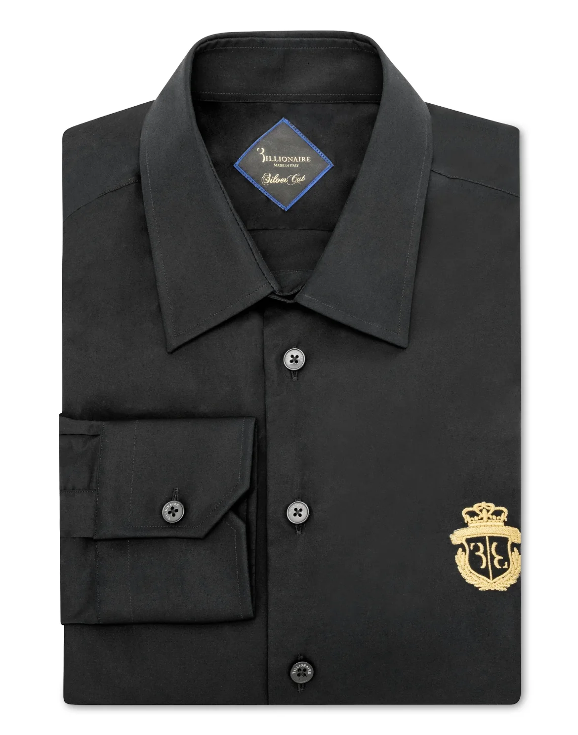 Shirt Silver Cut LS/Milano Crest, цвет: Черный