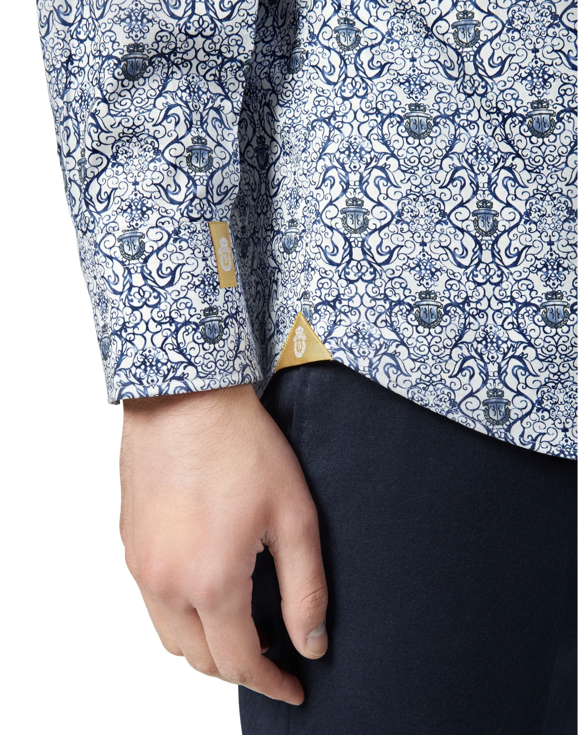 Shirt Silver Cut LS Crest, цвет: Белый
