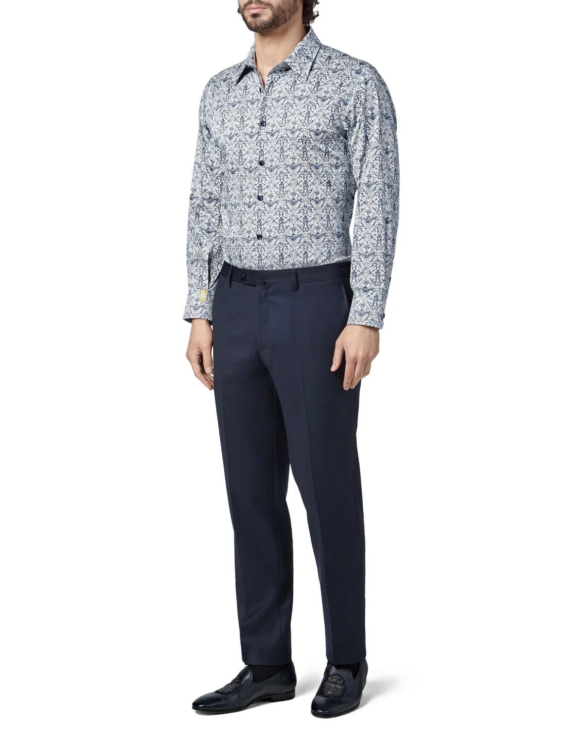 Shirt Silver Cut LS Crest, цвет: Белый