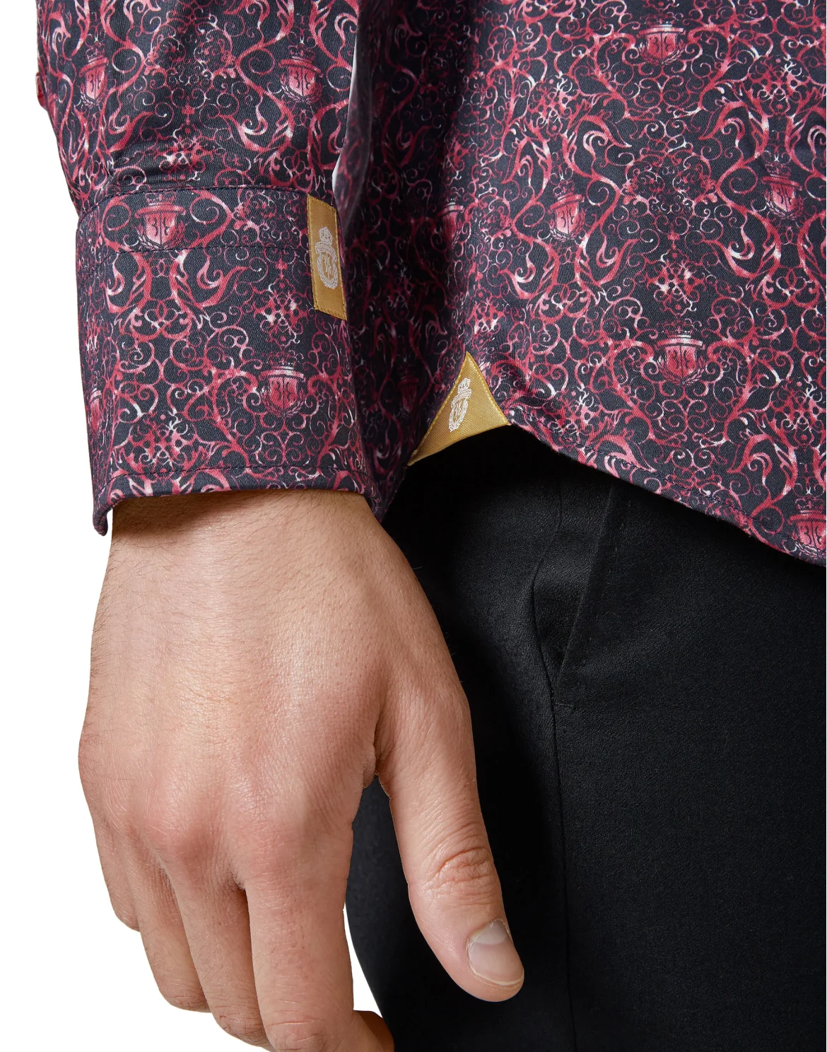 Shirt Silver Cut LS Crest, цвет: Красный