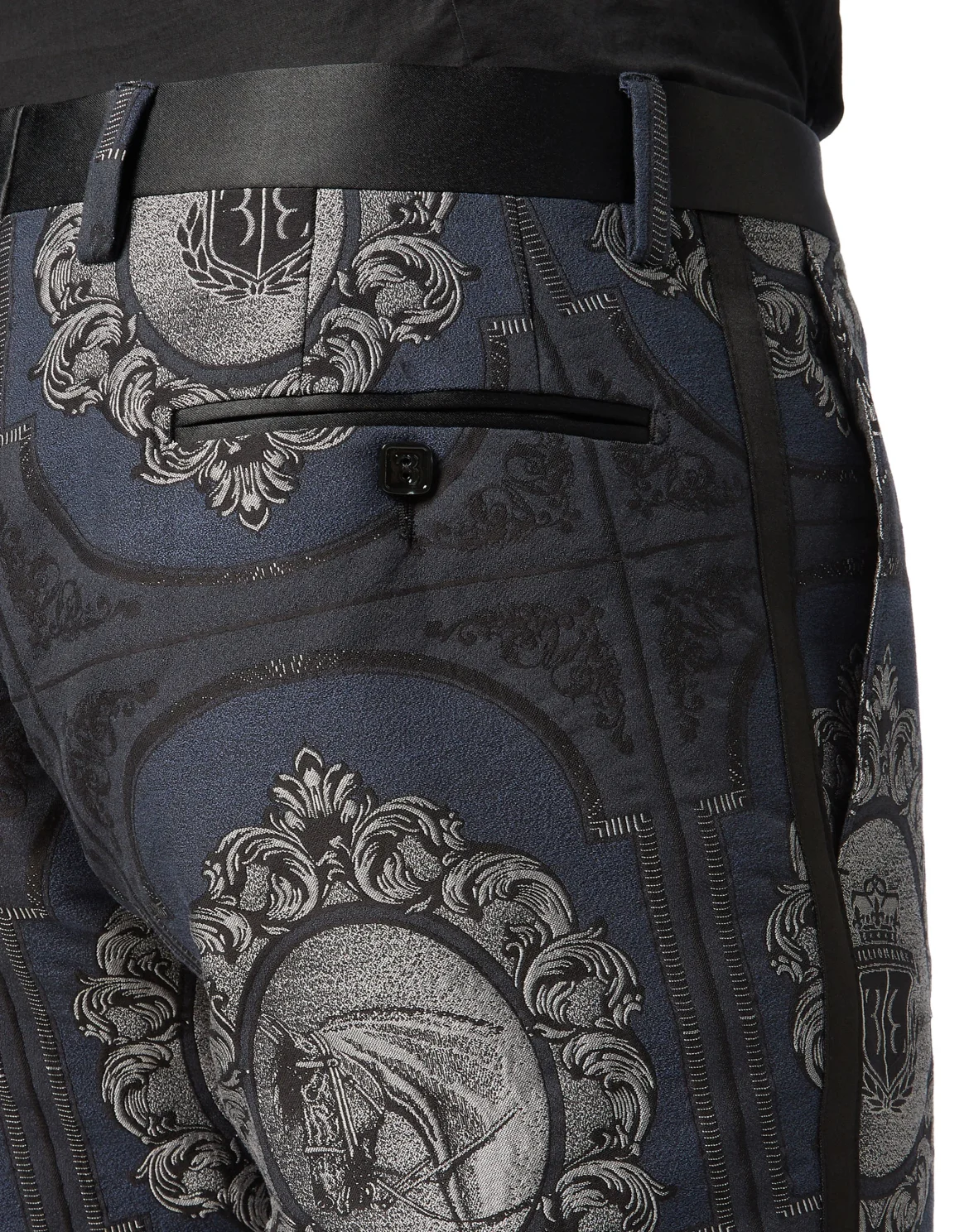 Slim Trousers Horses, цвет: Синий