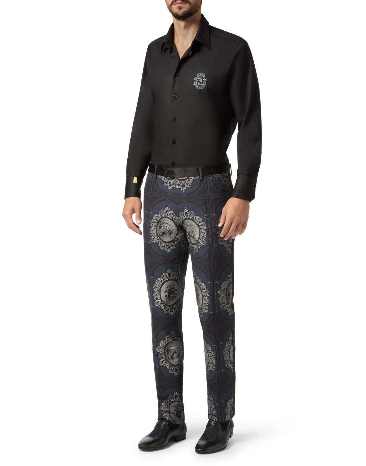 Slim Trousers Horses, цвет: Синий