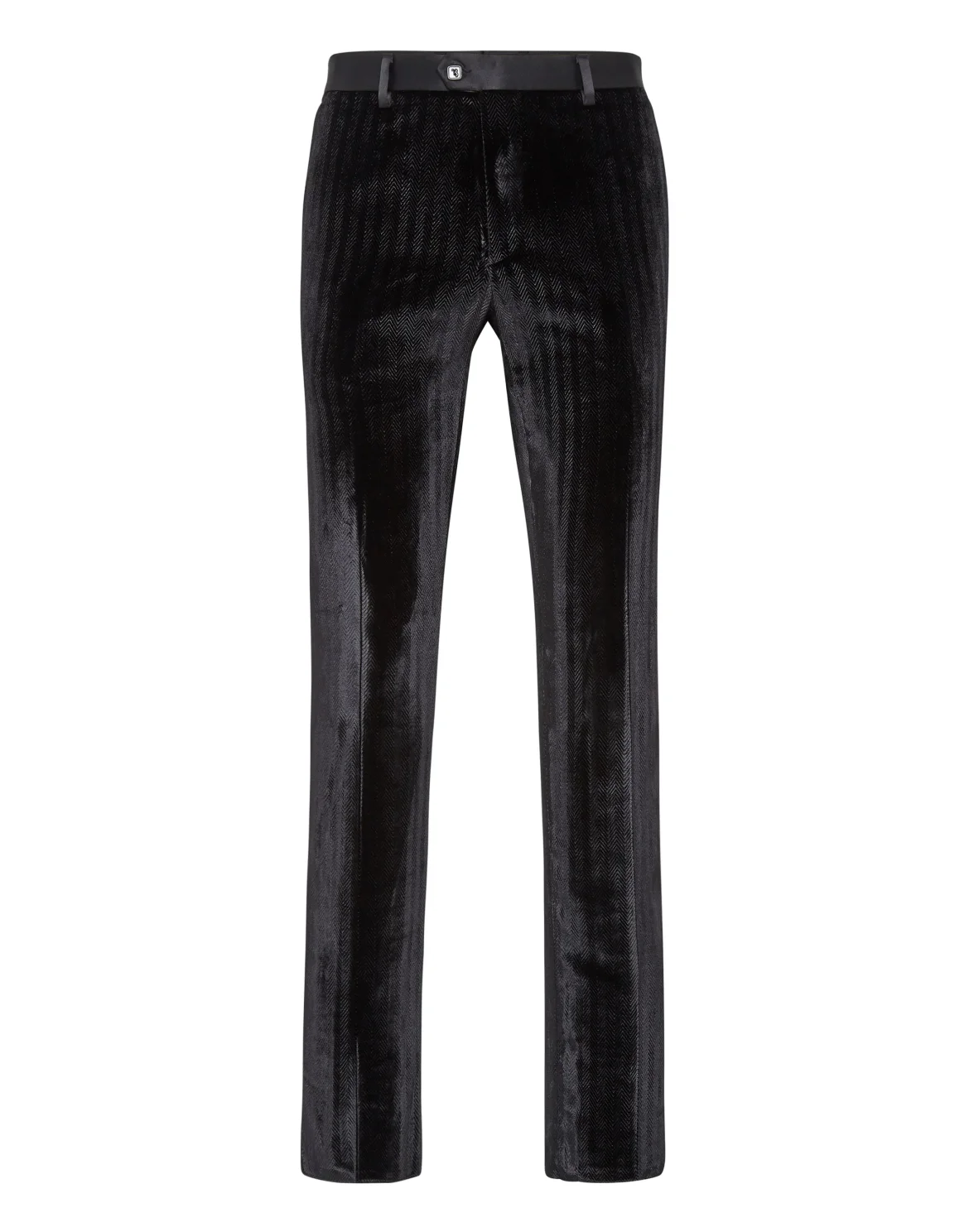 Slim Trousers Elegant, цвет: Черный