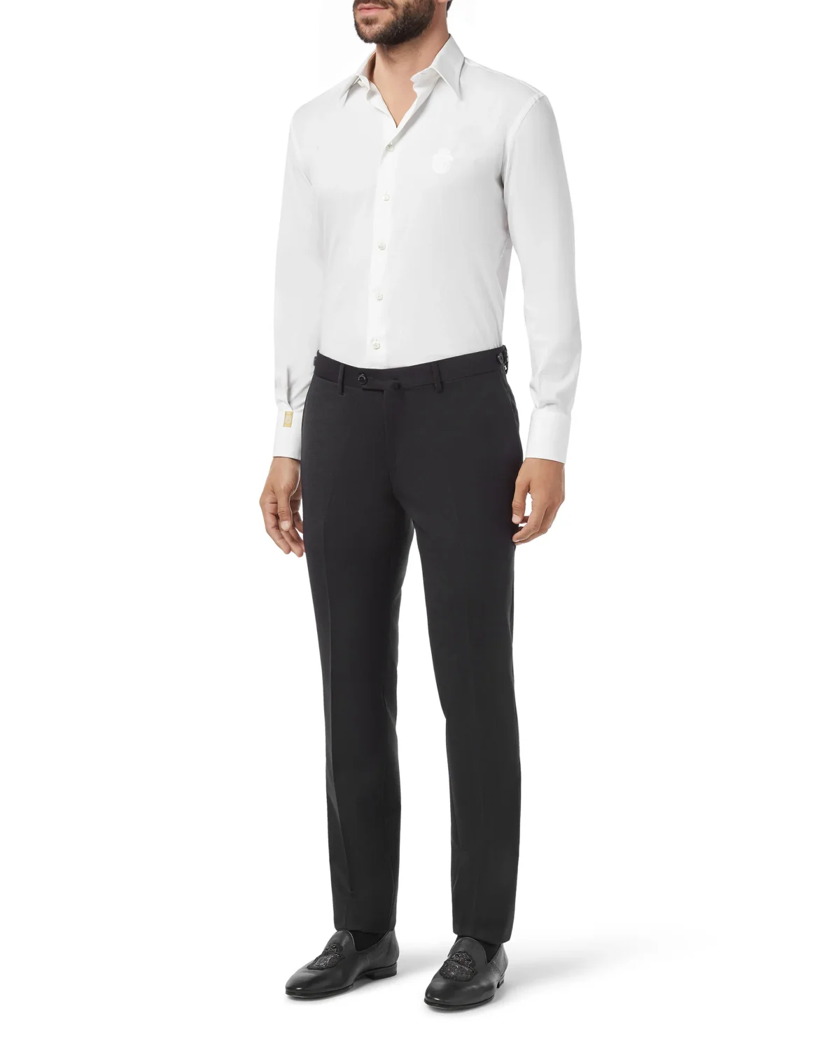 Slim Trousers Logos, цвет: Синий
