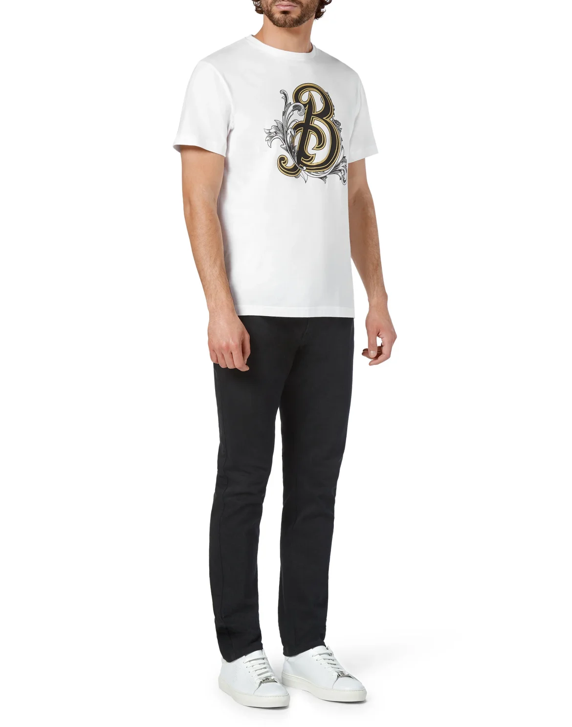 T-shirt Round Neck SS Baroque, цвет: Белый