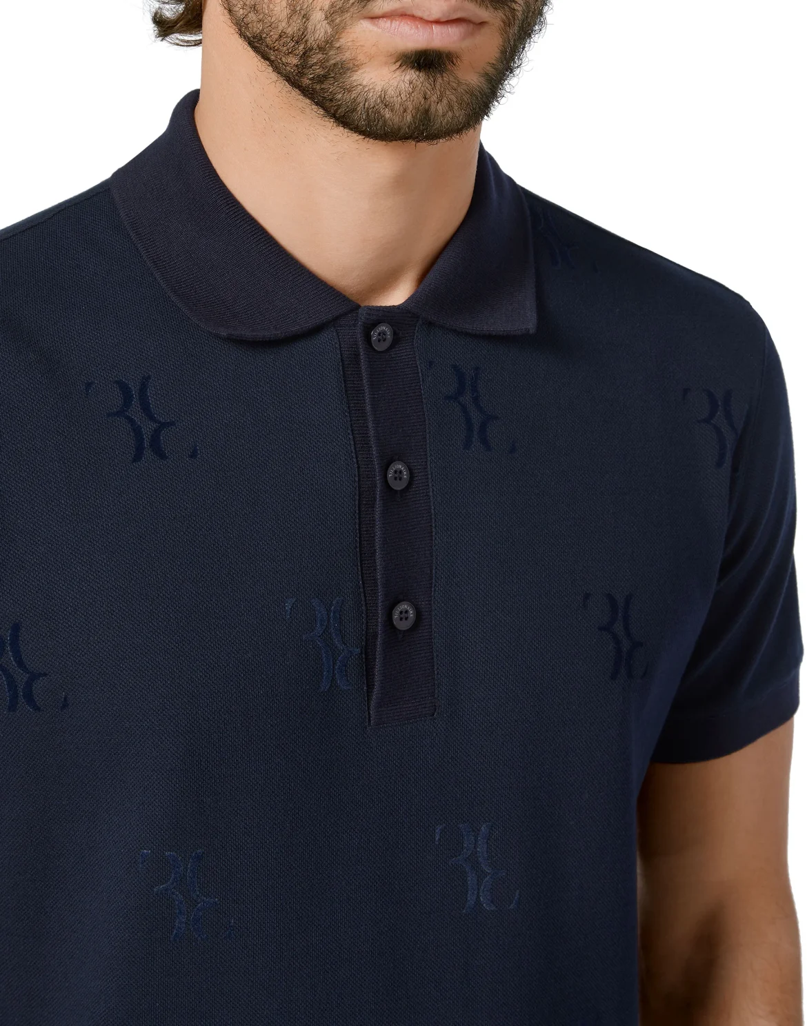 Polo shirt SS All over BB, цвет: Синий