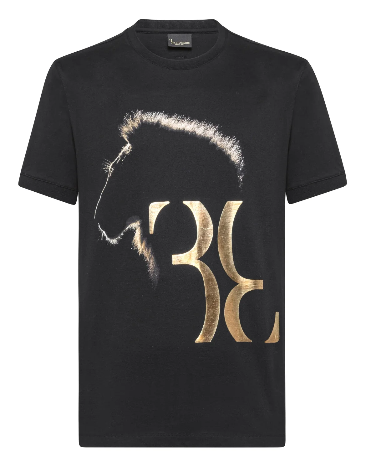 T-shirt Round Neck SS Lion, цвет: Черный