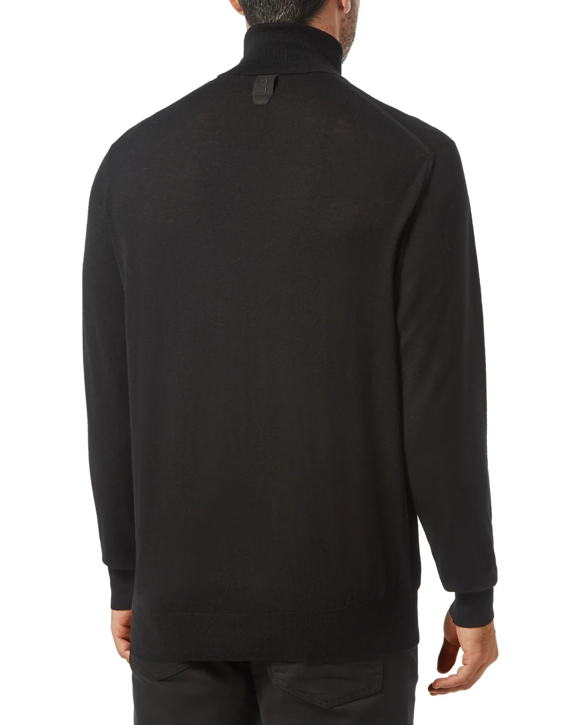 Turtle Neck LS Crest, цвет: Черный