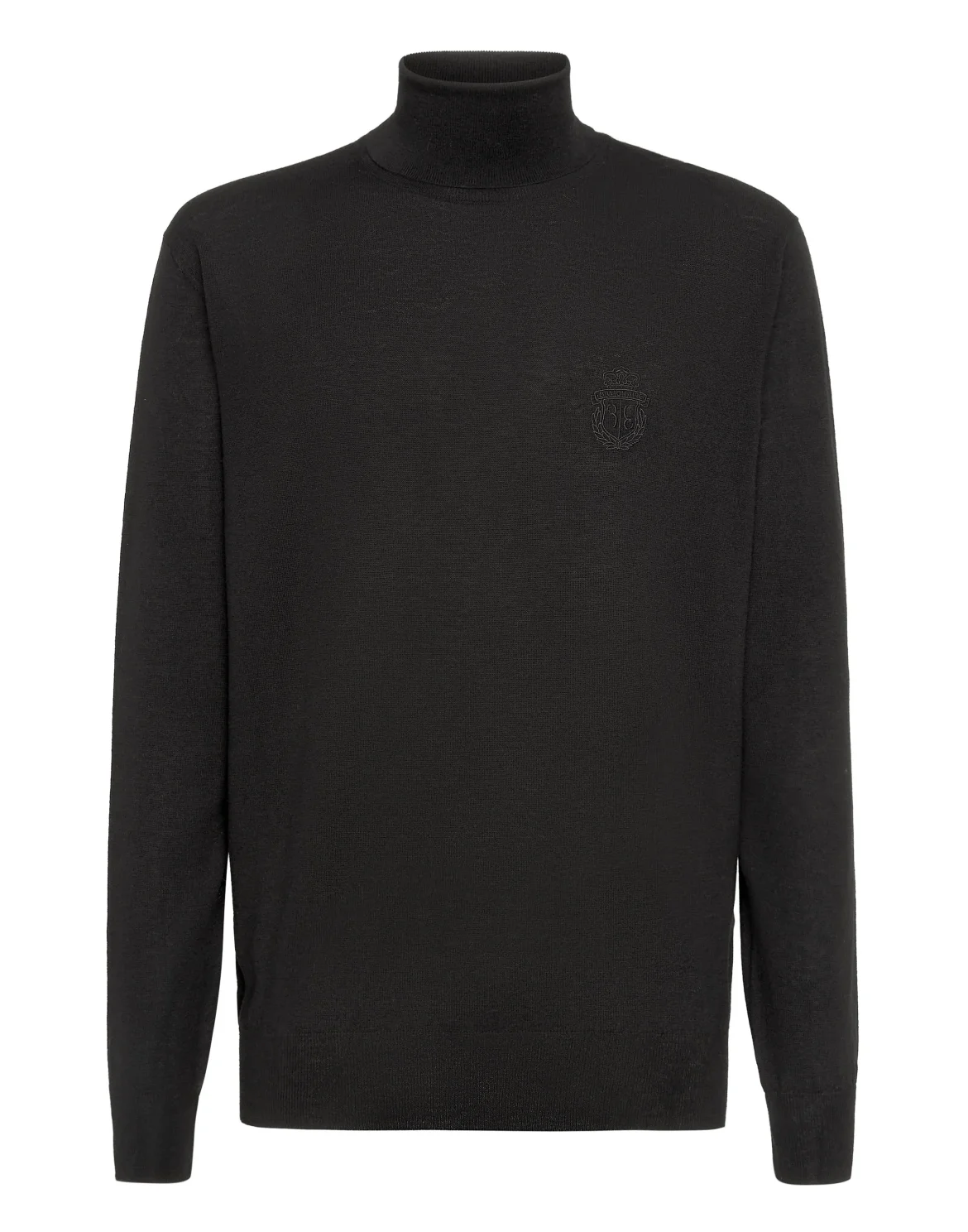 Turtle Neck LS Crest, цвет: Черный
