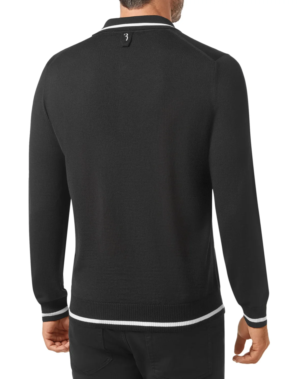 Pullover Polo-Neck LS Lion, цвет: Черный