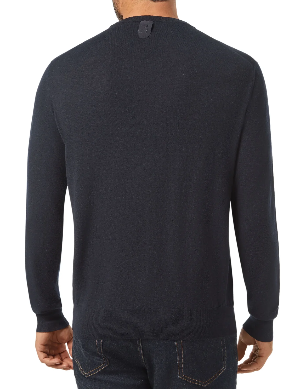 Pullover Round Neck LS Crest, цвет: Синий