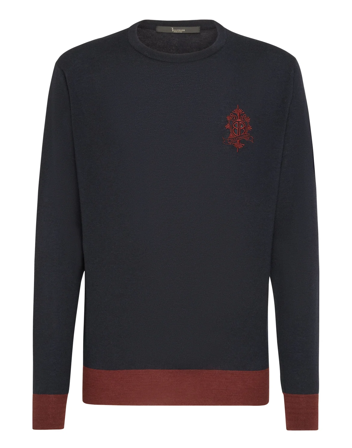 Pullover Round Neck LS Crest, цвет: Синий