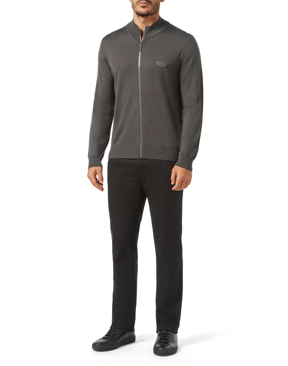 Pullover full zip Istitutional, цвет: Серый