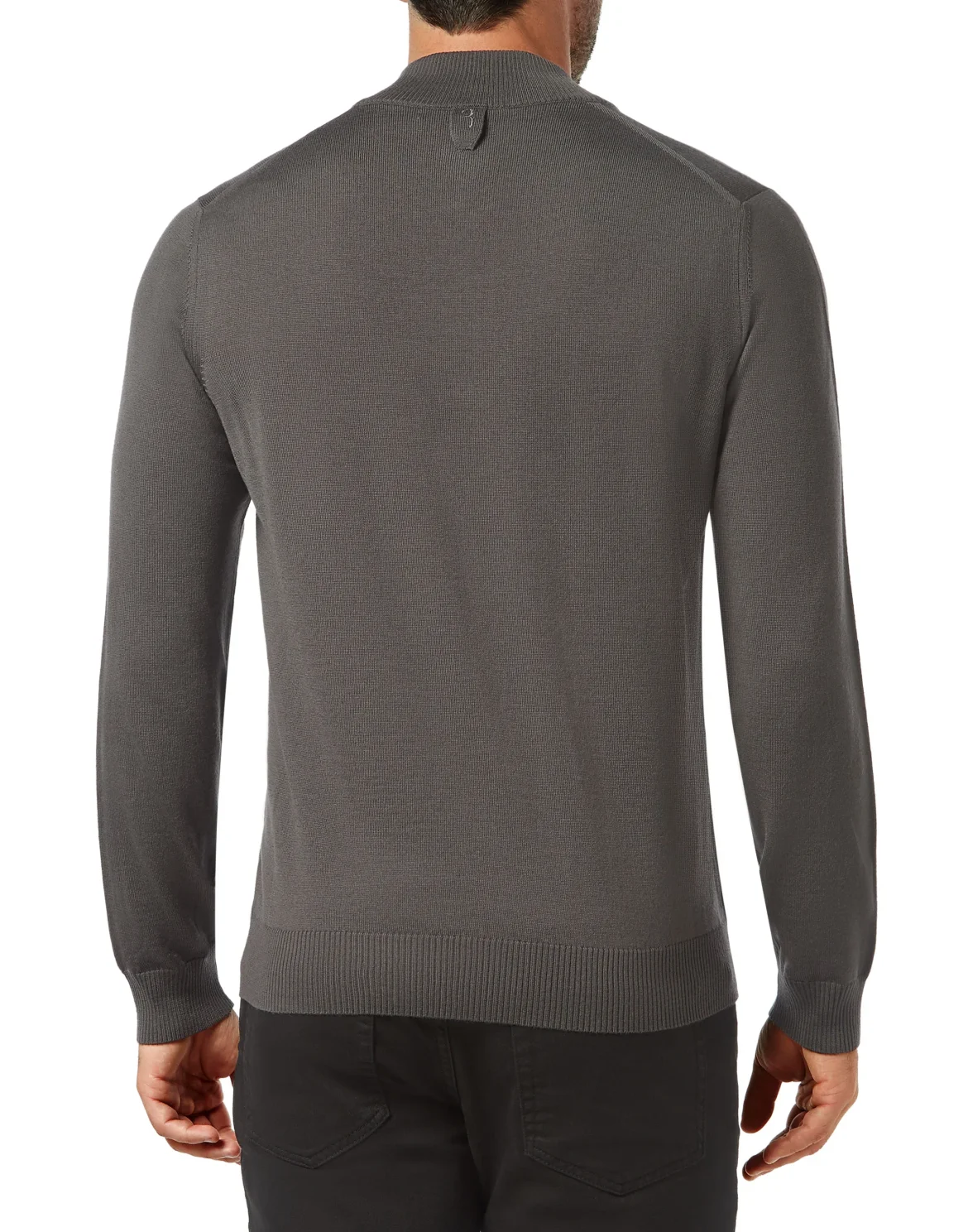 Pullover zip mock Istitutional, цвет: Серый