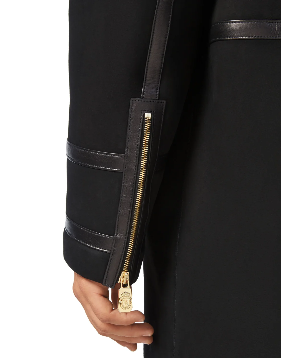 Leather Parka Istitutional, цвет: Черный
