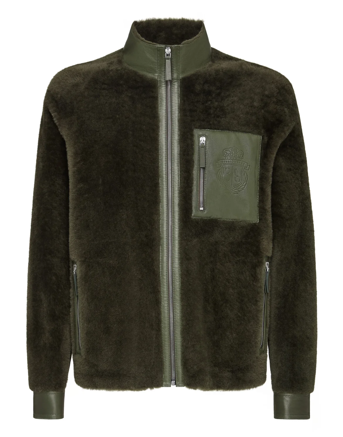 Leather Bomber Crest, цвет: Камуфляж