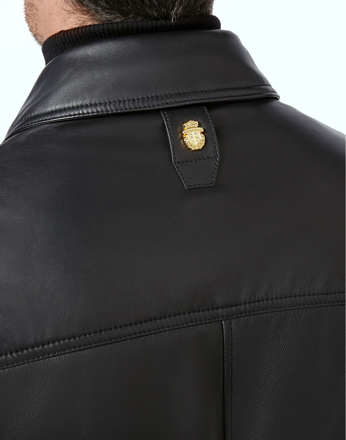 Leather Jacket Lion, цвет: Черный