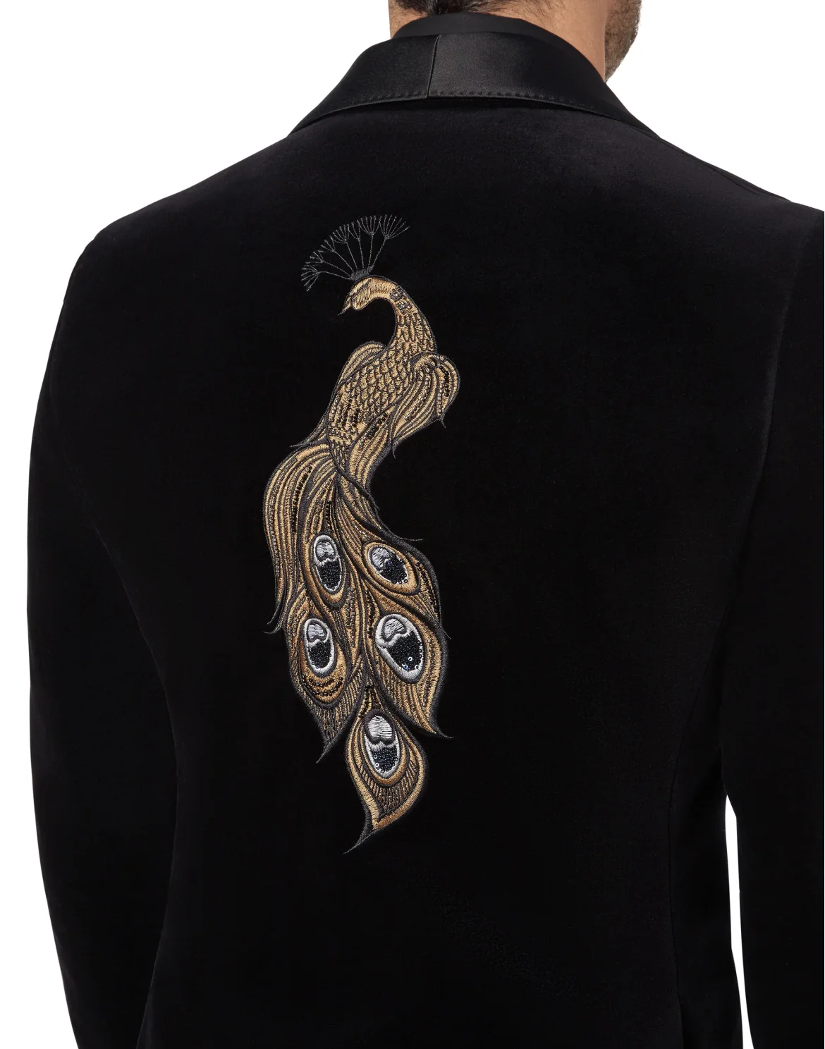 Blazer Super Slim Fit Feathers, цвет: Черный