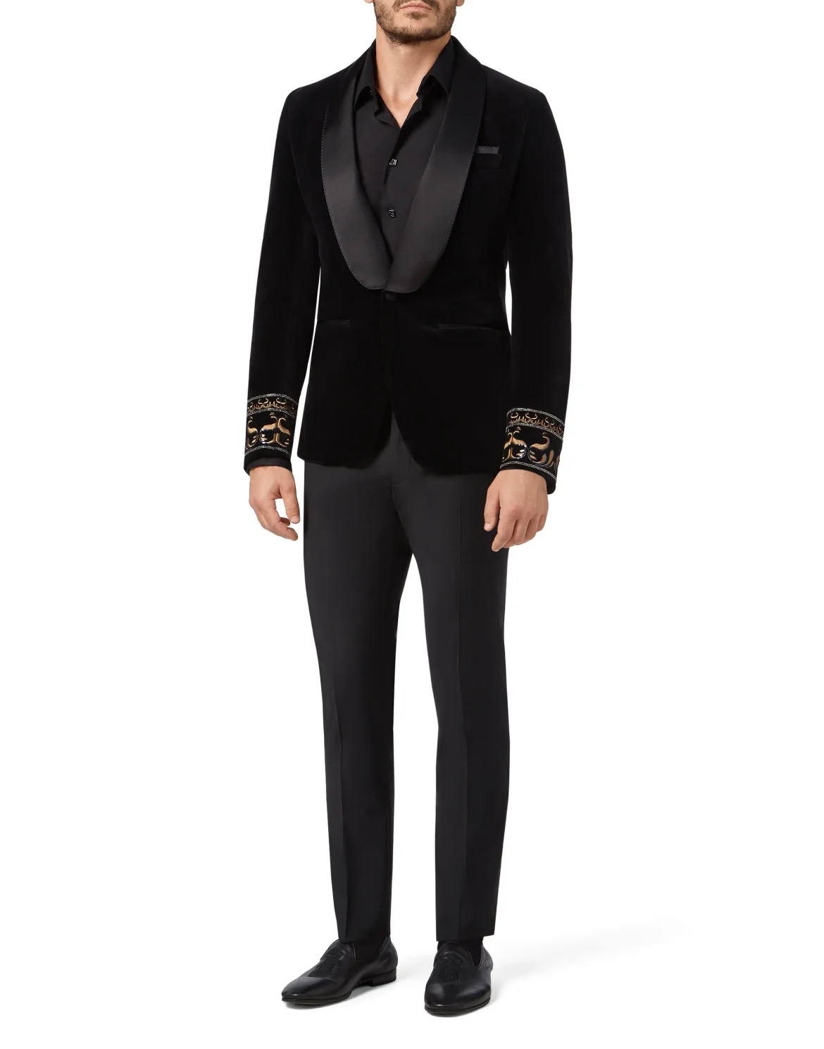 Blazer Super Slim Fit Feathers, цвет: Черный