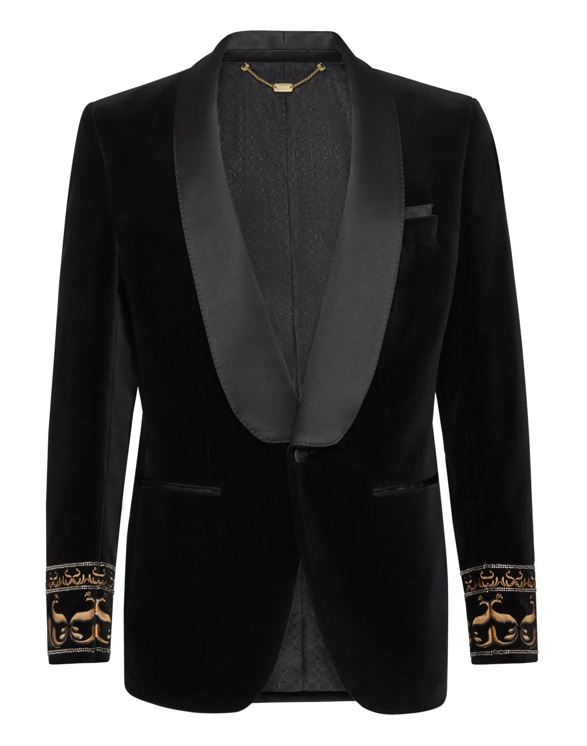 Blazer Super Slim Fit Feathers, цвет: Черный