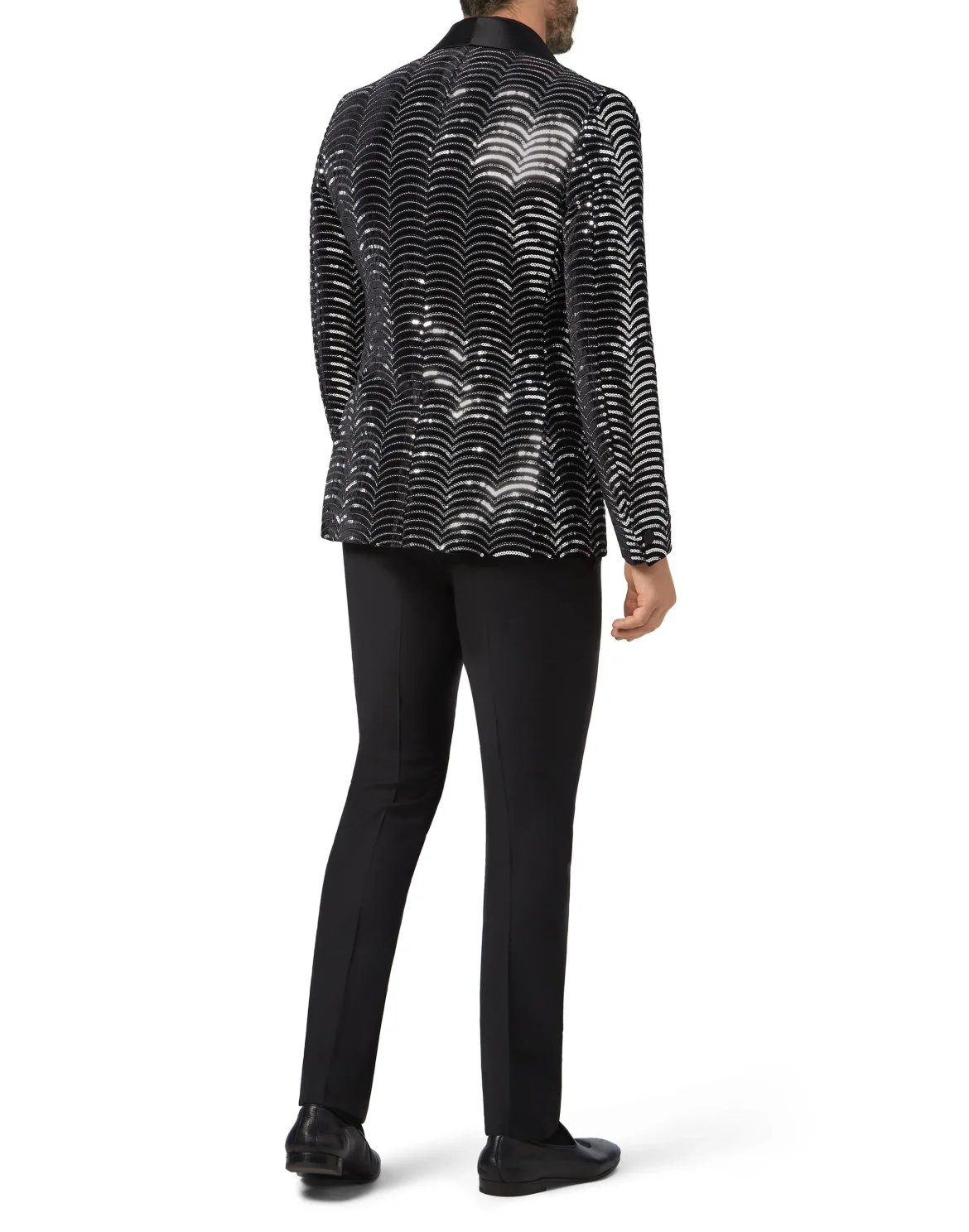 Blazer Super Slim Fit Paillettes, цвет: Черный