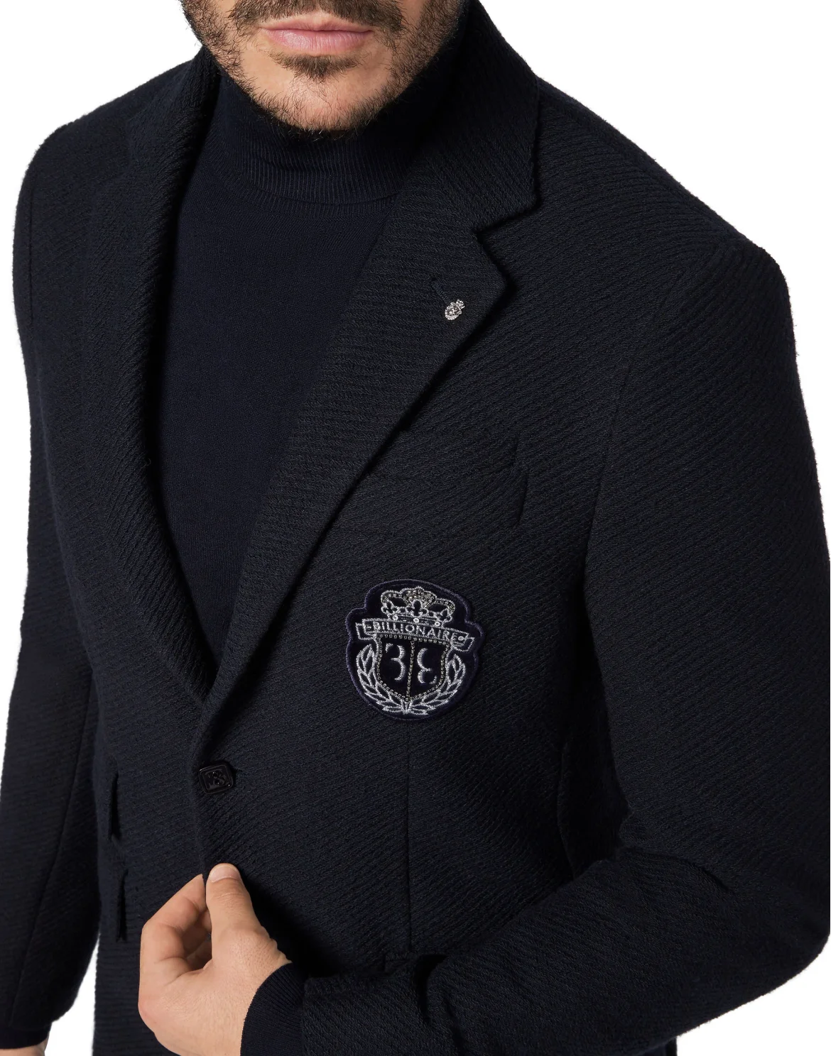 Blazer Tailored Fit Crest, цвет: Синий
