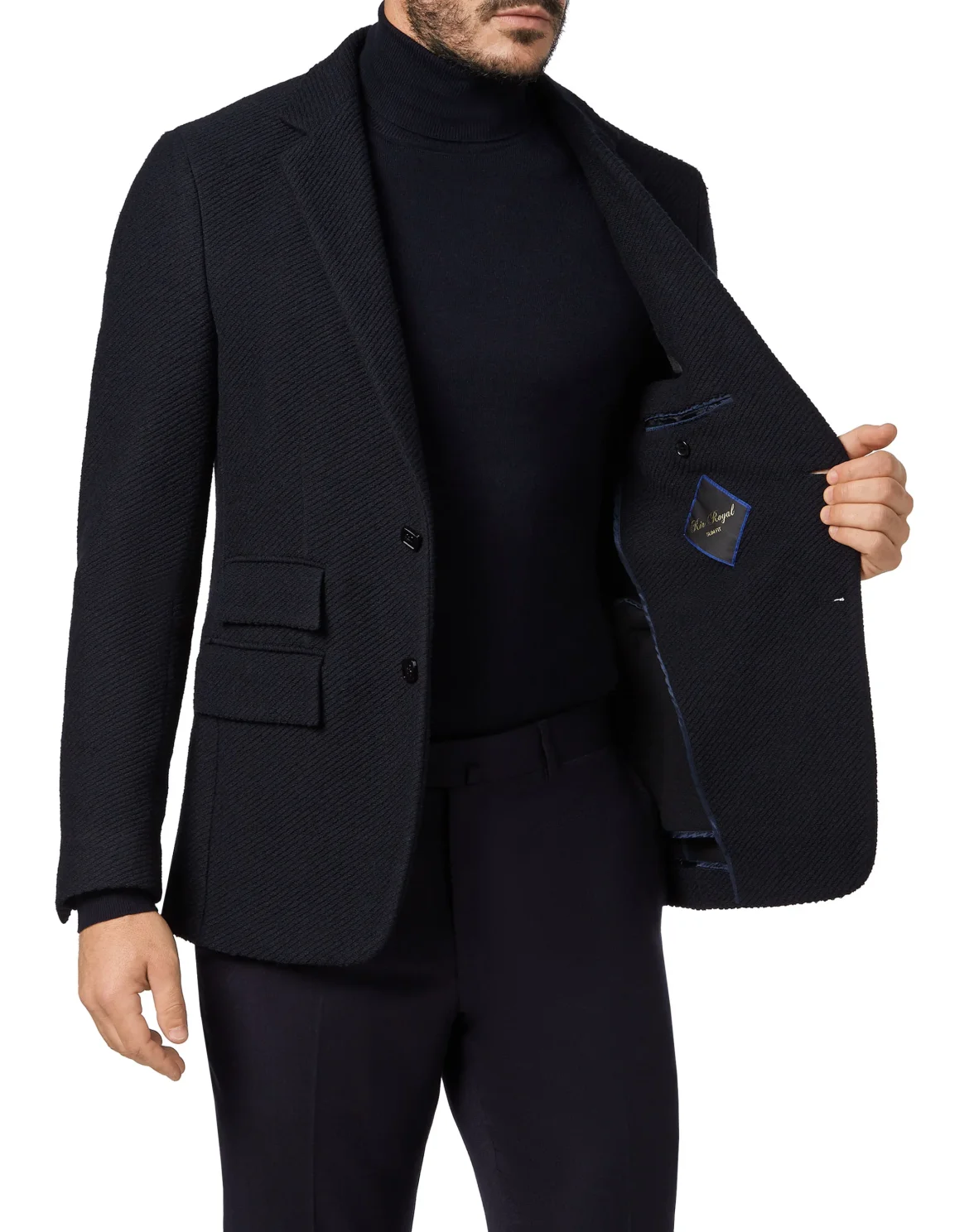 Blazer Tailored Fit Crest, цвет: Синий