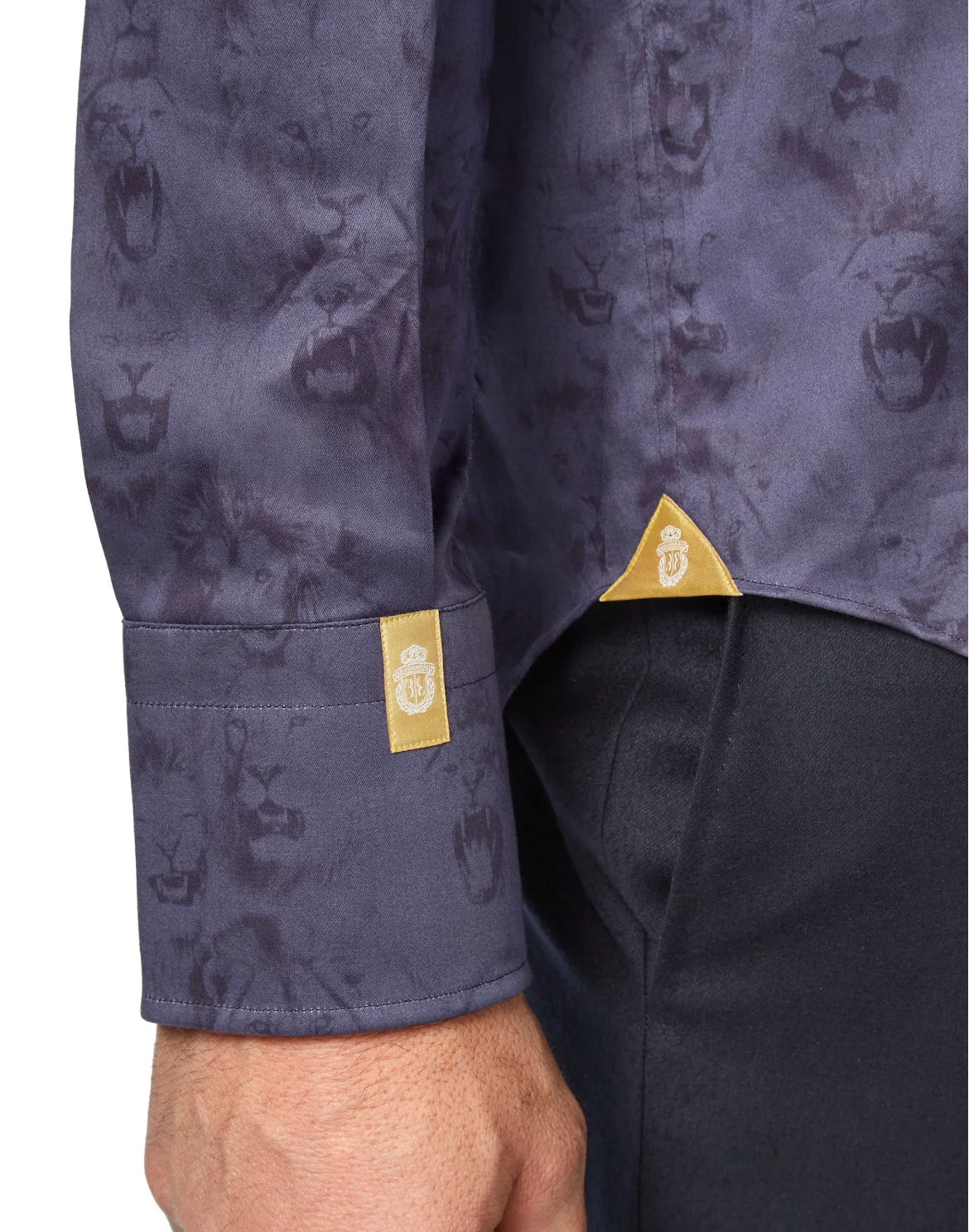 Shirt Gold Cut LS/Flavio Lion, цвет: Синий