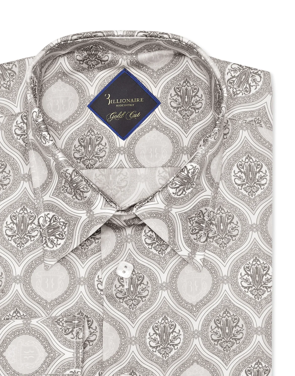 Shirt Gold Cut LS/Flavio Baroque, цвет: Серый