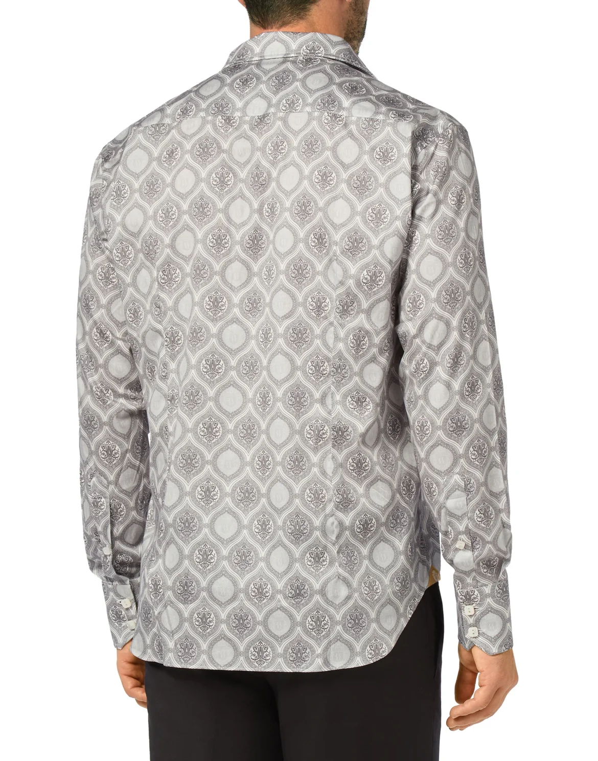 Shirt Gold Cut LS/Flavio Baroque, цвет: Серый