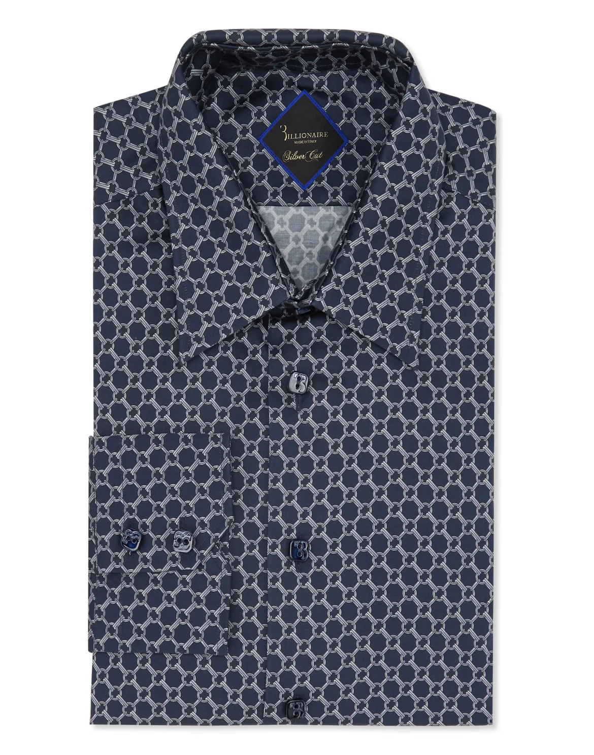 Shirt Silver Cut LS/Milano Chains, цвет: Синий