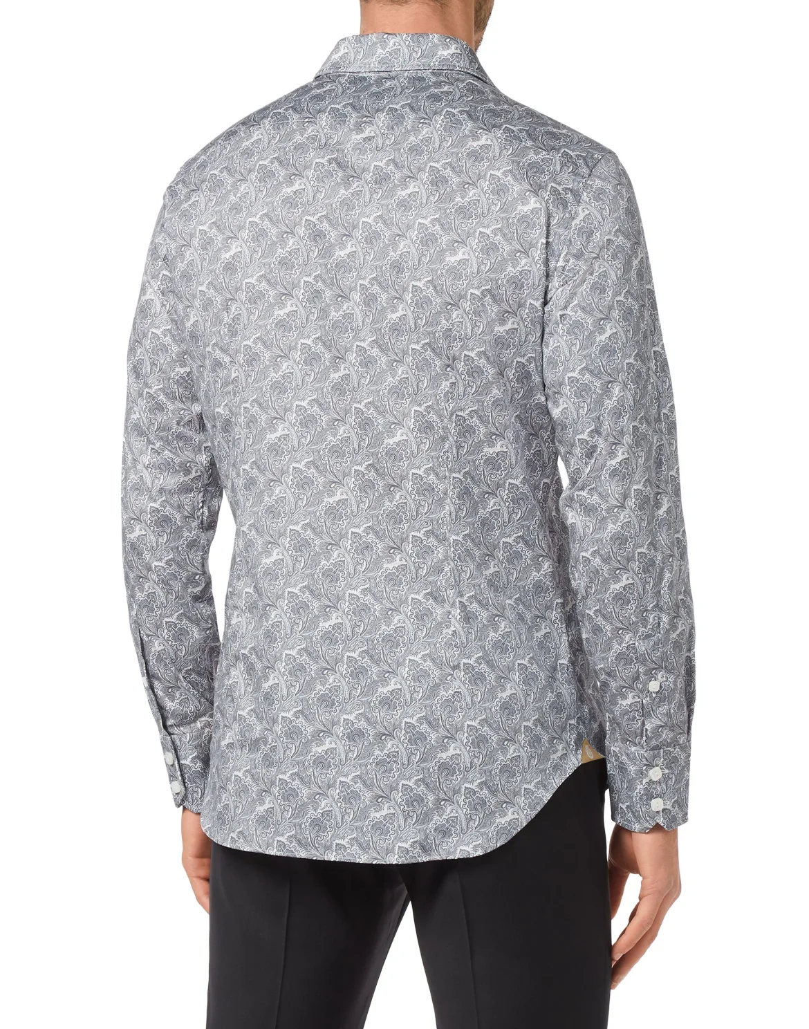 Shirt Silver Cut LS/Milano Paisley, цвет: Белый