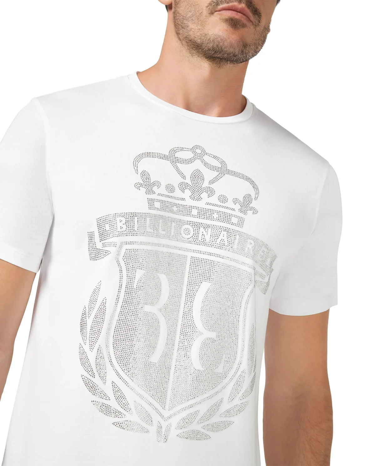 T-shirt Round Neck SS Crest, цвет: Белый