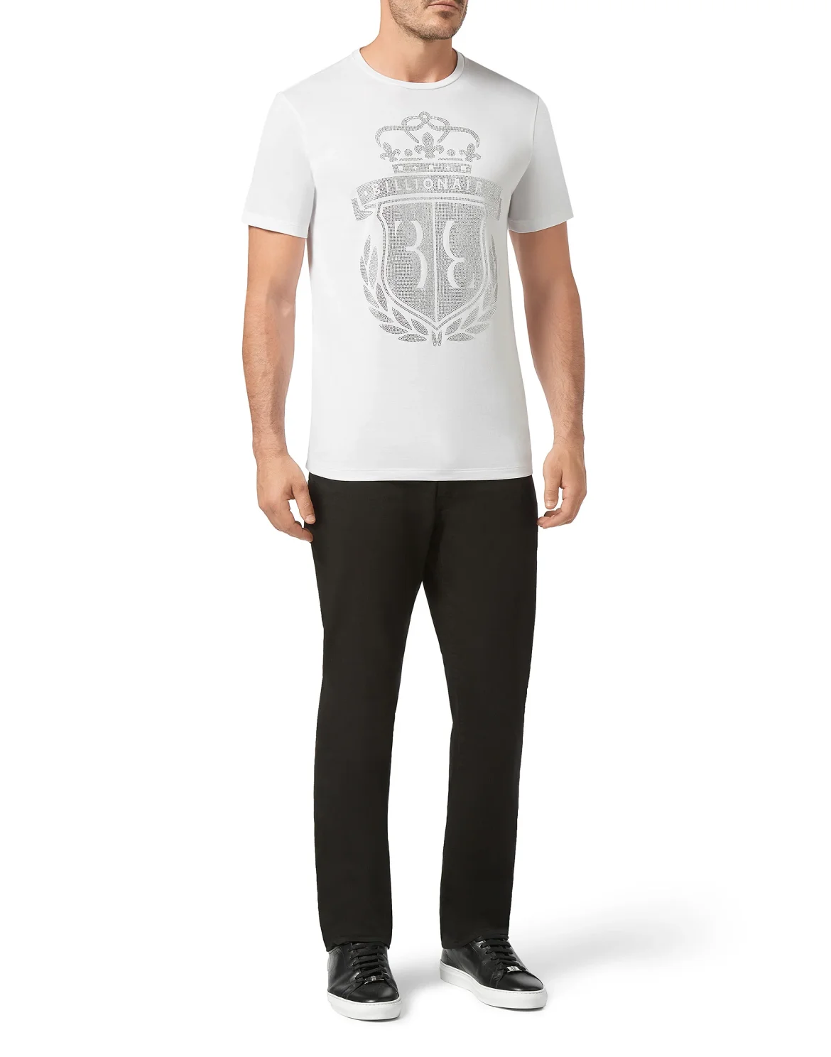 T-shirt Round Neck SS Crest, цвет: Белый
