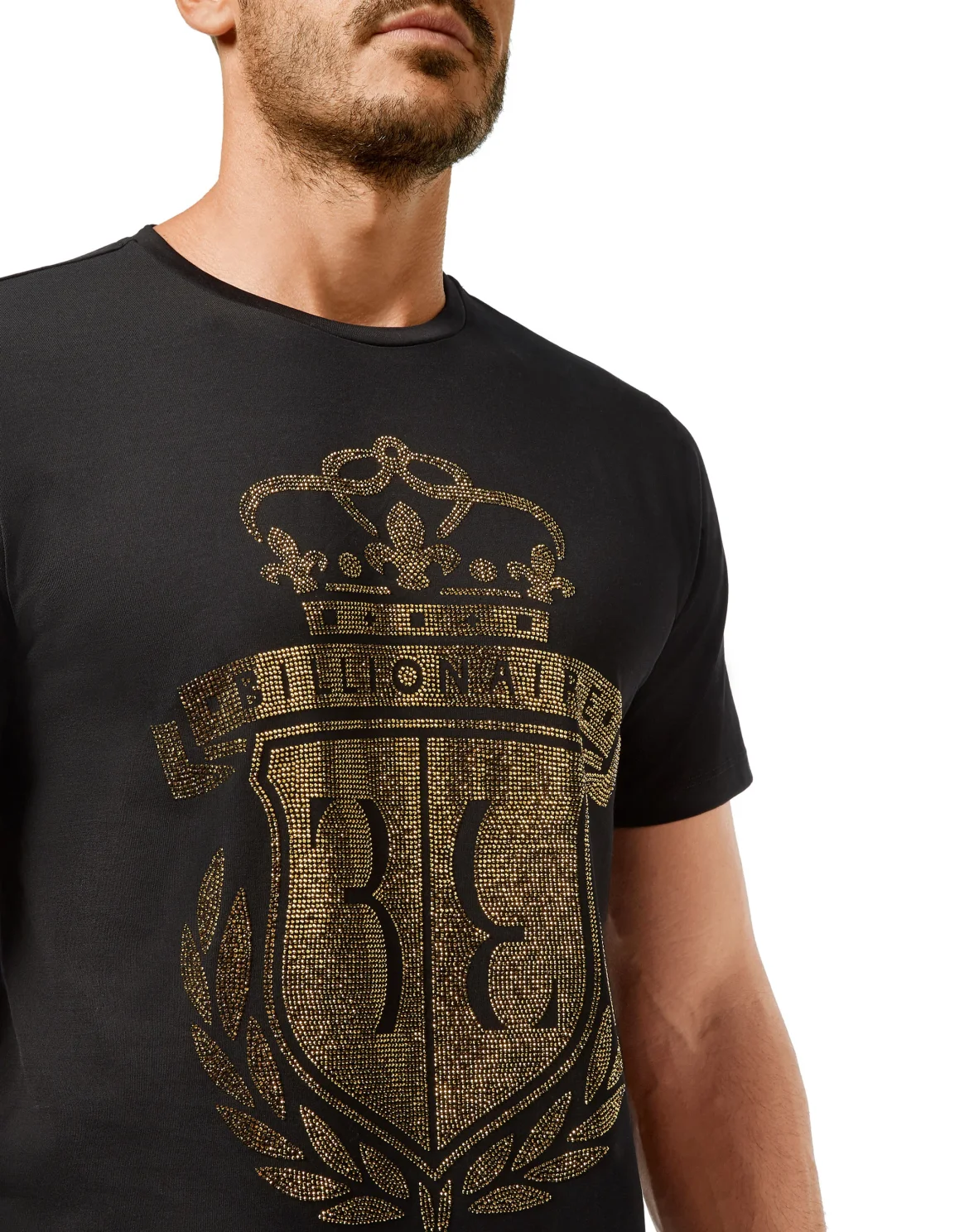 T-shirt Round Neck SS Crest, цвет: Черный