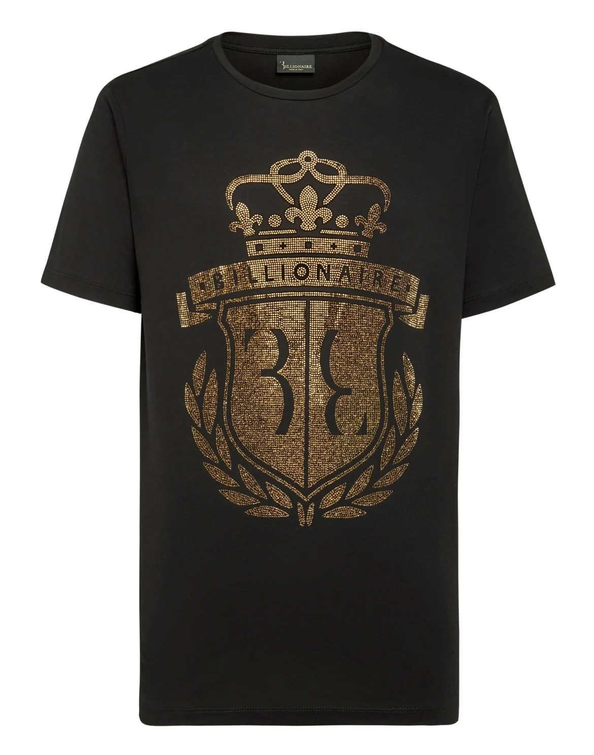 T-shirt Round Neck SS Crest, цвет: Черный