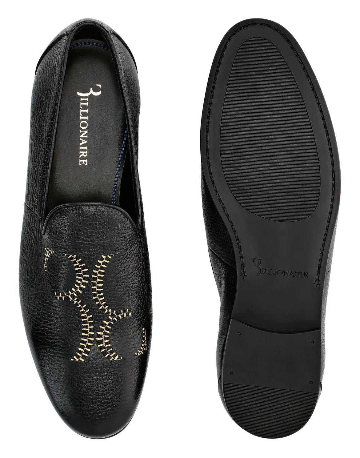 Loafers Double B, цвет: Черный