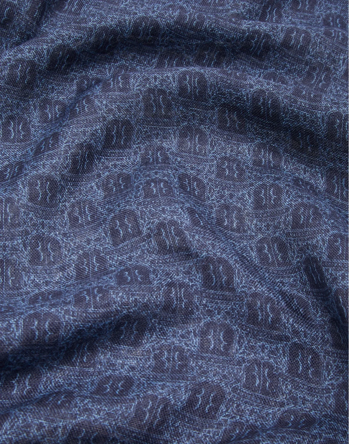 Long Scarf Crest, цвет: Синий
