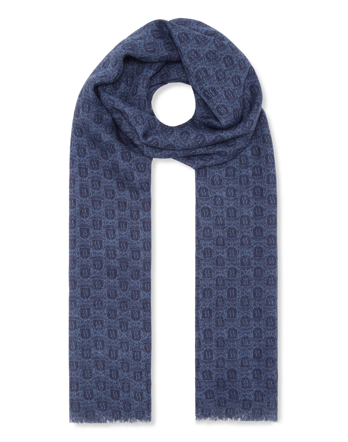 Long Scarf Crest, цвет: Синий