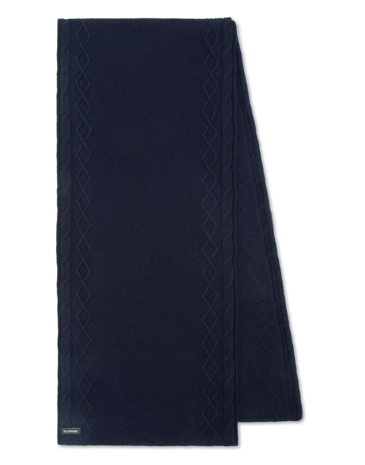 Cashmere Long Scarf Braid, цвет: Синий