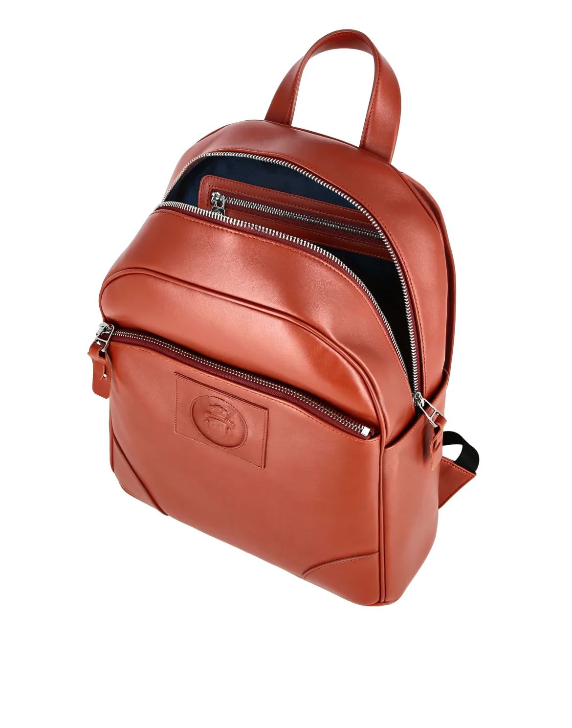 Leather Backpack Crest, цвет: Коричневый