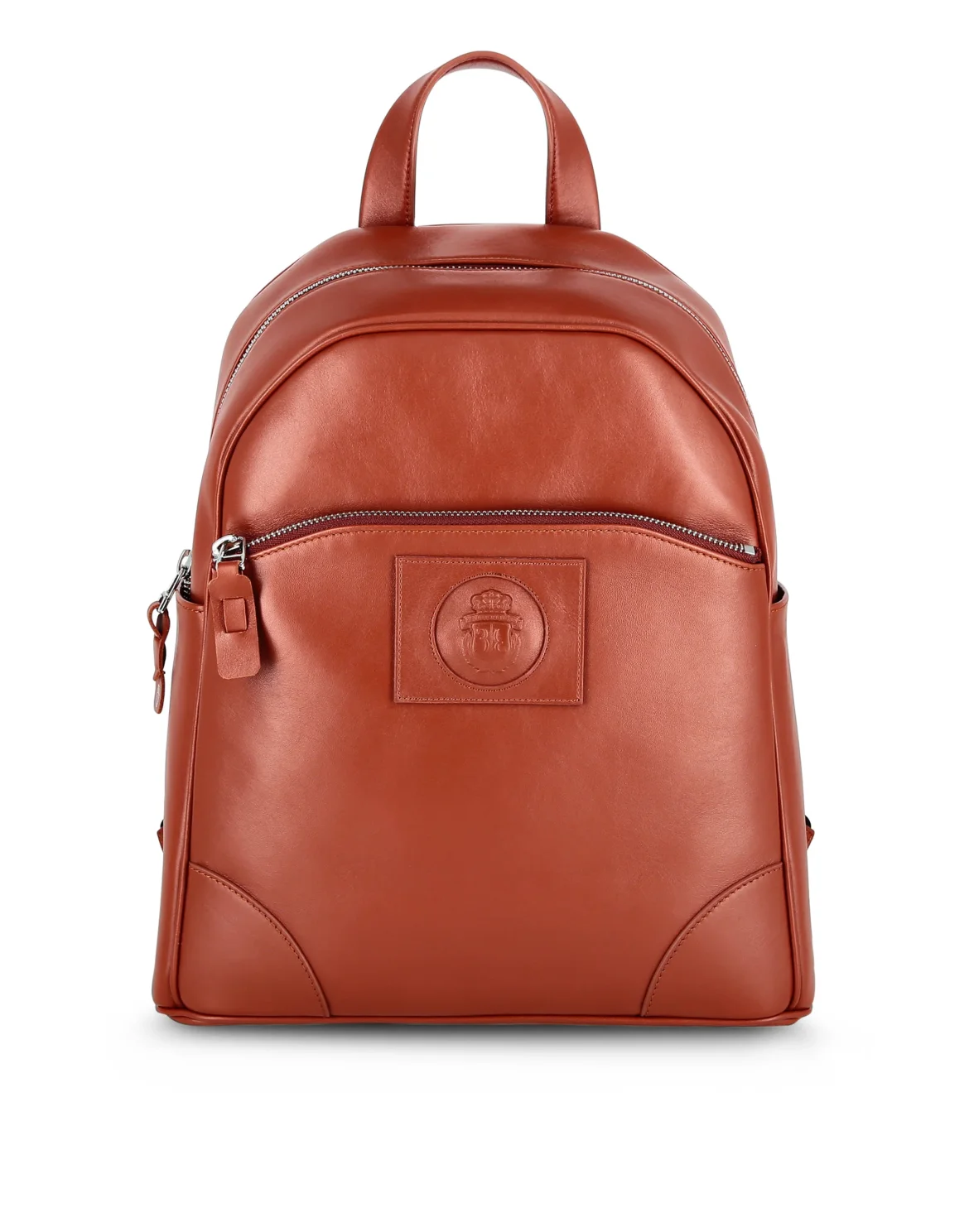 Leather Backpack Crest, цвет: Коричневый