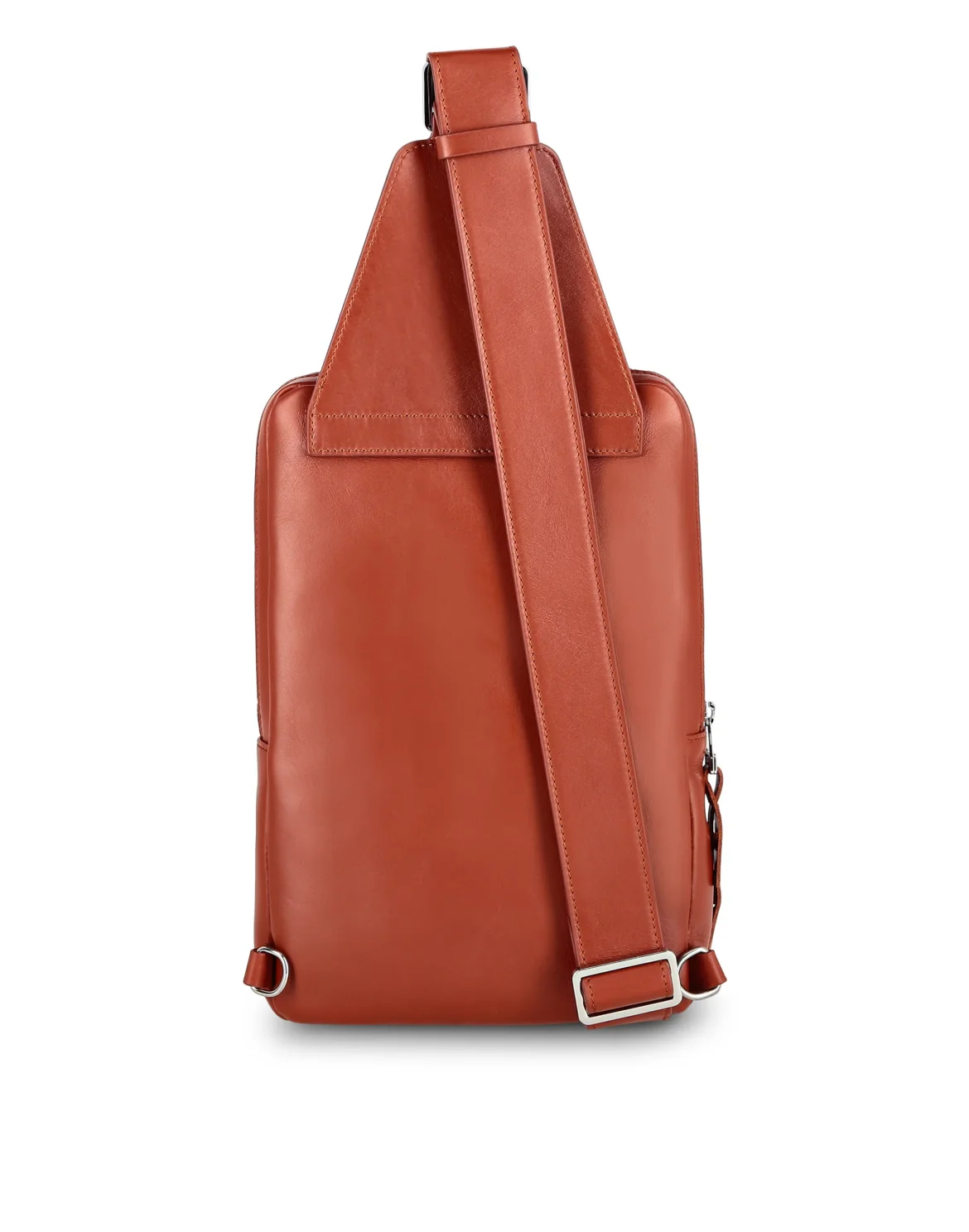Leather Cross body Crest, цвет: Коричневый