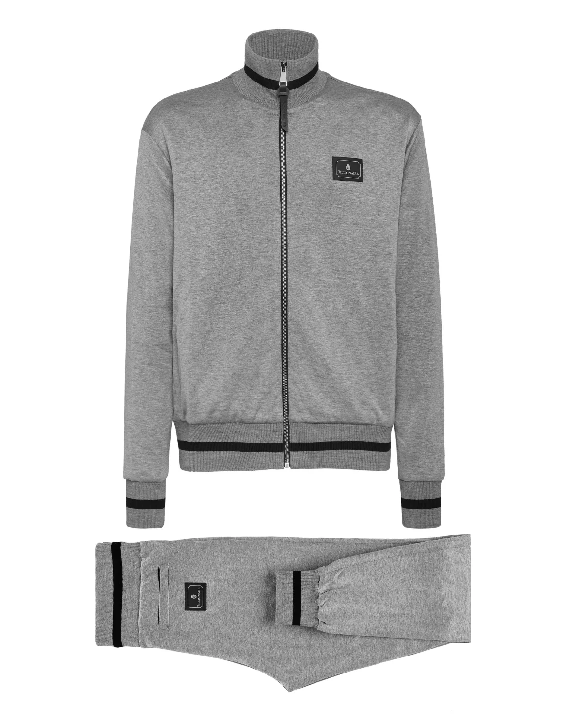 Wool Silk Jacket/Trousers Crest, цвет: Серый