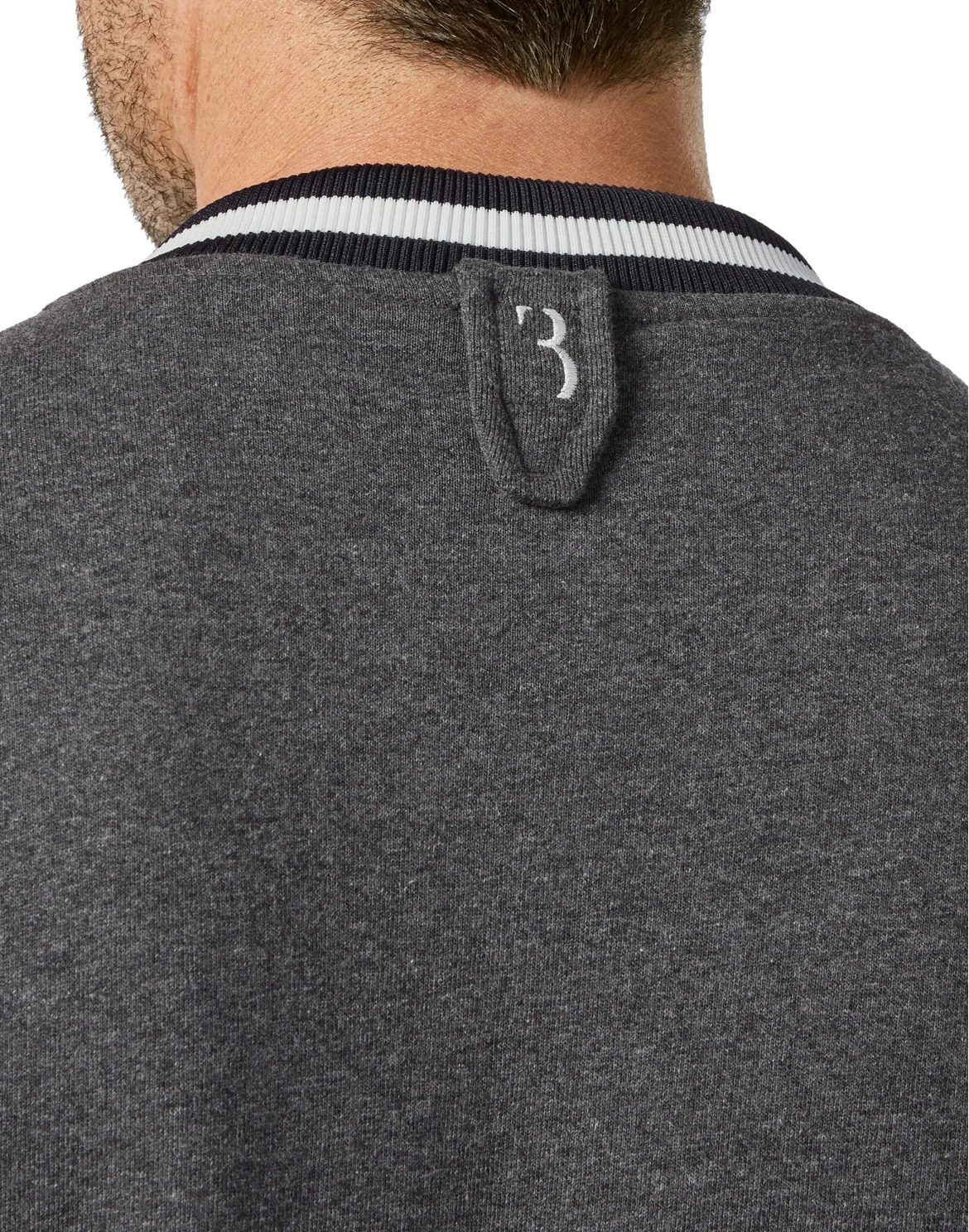 Sweatshirt LS Double B, цвет: Серый