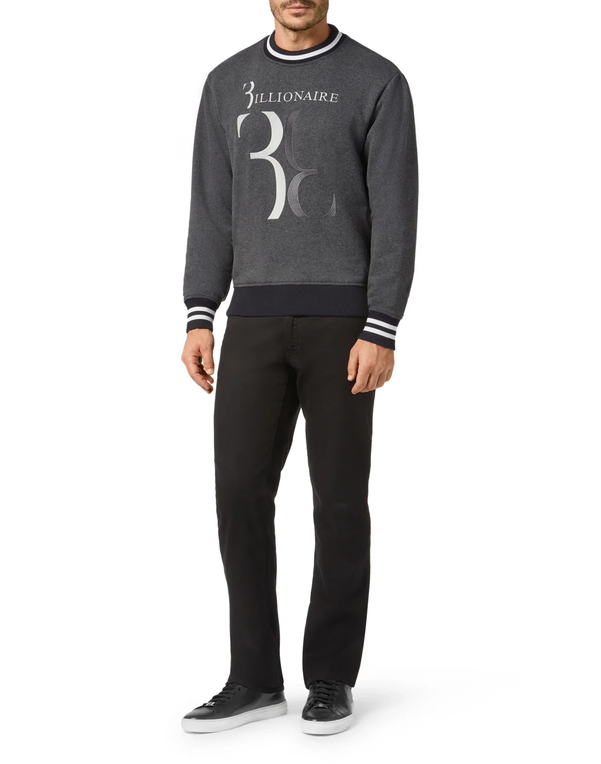 Sweatshirt LS Double B, цвет: Серый