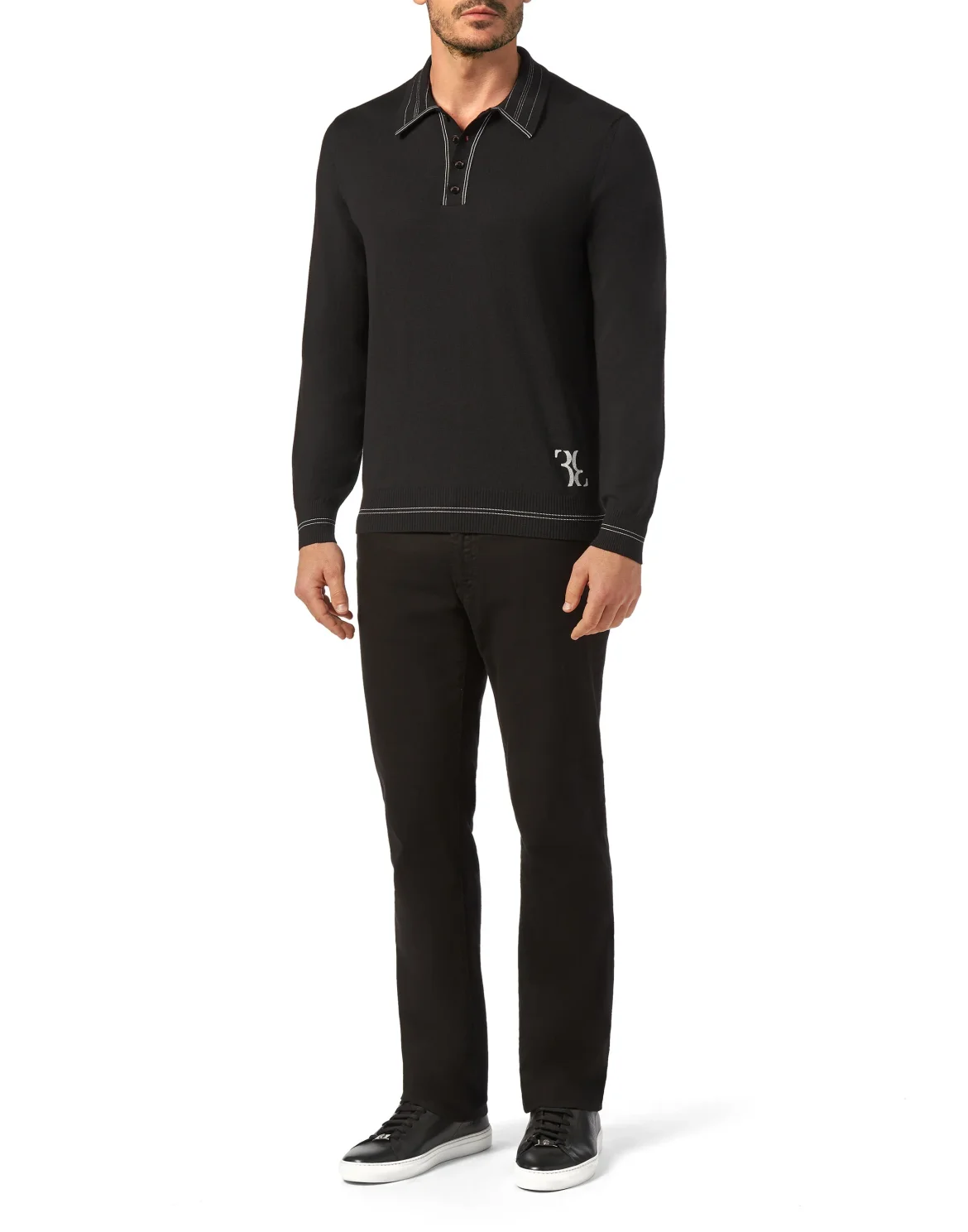 Wool Turtle Neck LS Double B, цвет: Черный