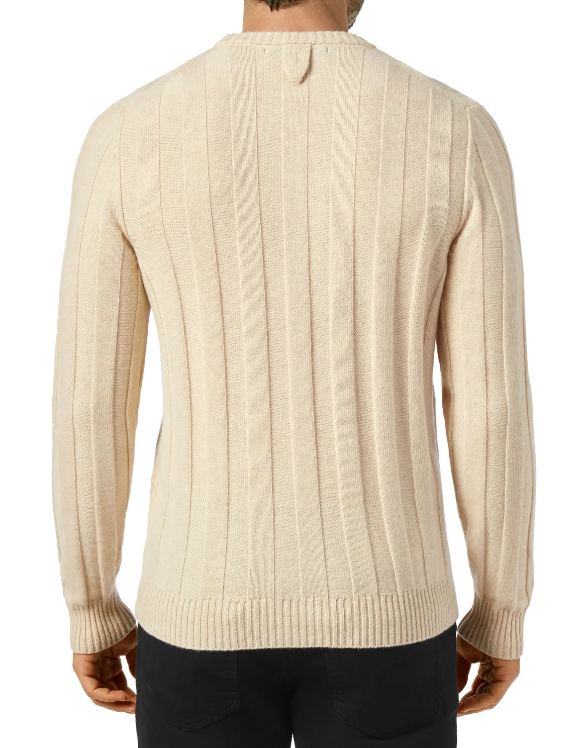 Wool Pullover Round Neck LS Double B, цвет: Бежевый