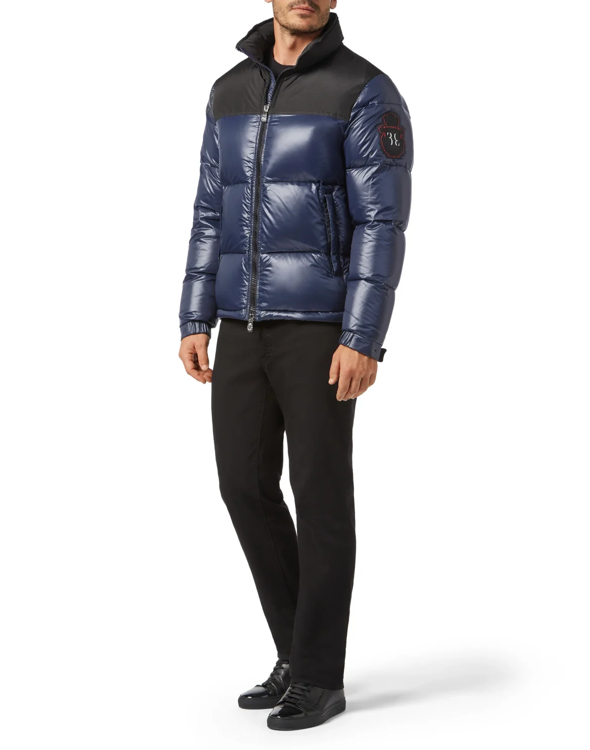 Jacket Bicolor Crest, цвет: Синий