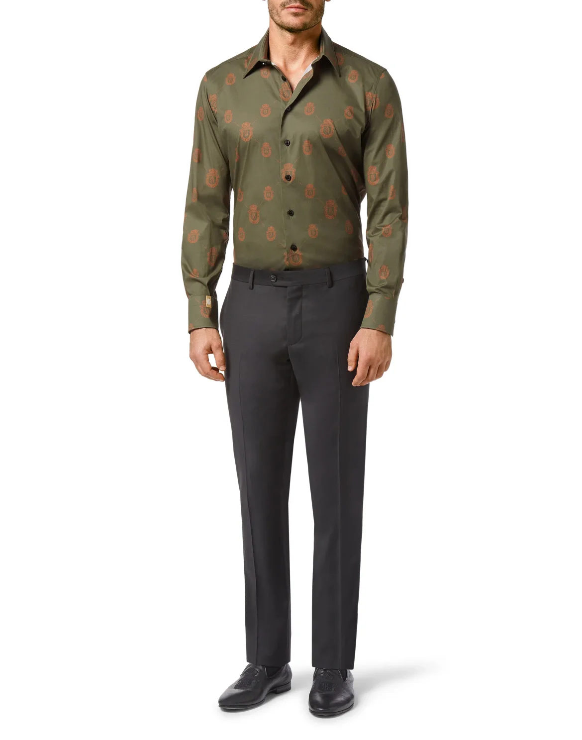 Shirt Silver Cut LS Crest, цвет: Зеленый